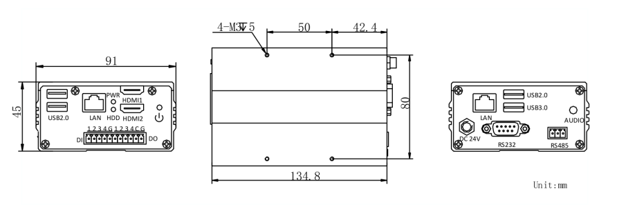 視覺(jué)控制器尺寸